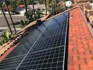 installing solar beneath tile roofs