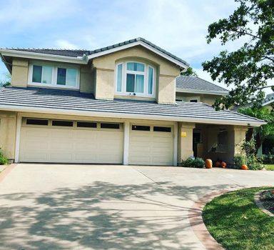 Concrete Tile Roof With Solar