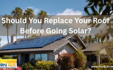 Should You Replace Your Roof Before Going Solar