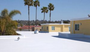 commercial flat roof