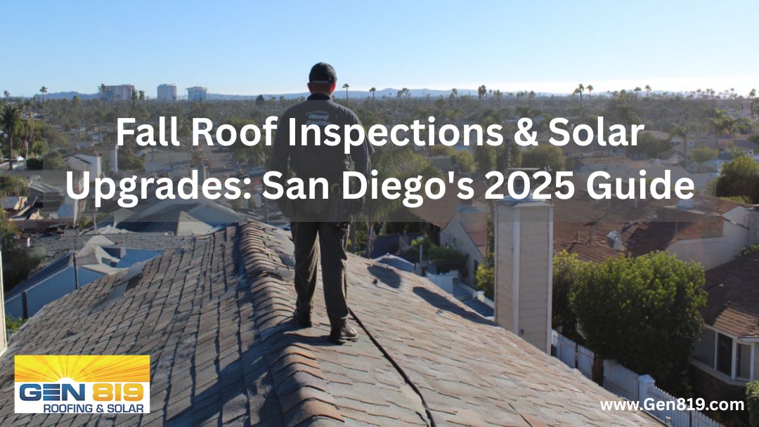 Why Fall Is the Ideal Time for Roof Inspections and Solar Upgrades